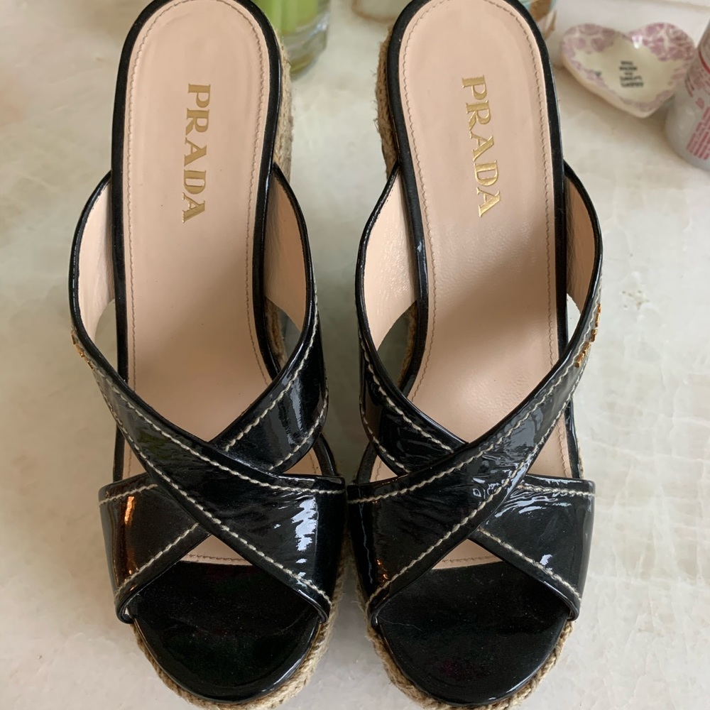 Prada wedges size 38